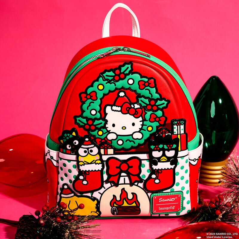 Loungefly Mini Backpack, Hello Kitty & Friends Christmas Decorations