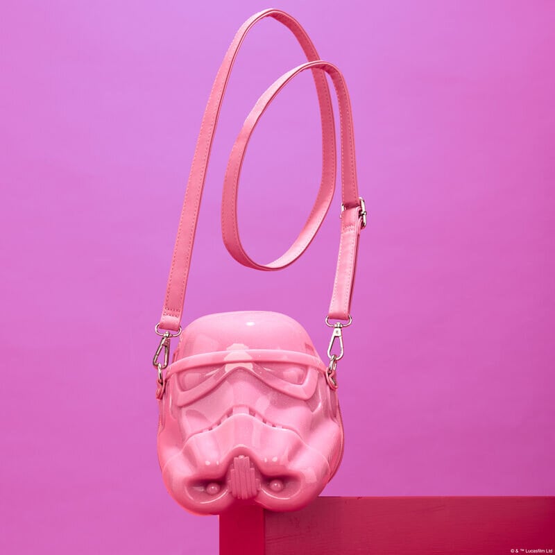 Loungefly Crossbody, Star Wars Neon Pink Stormtrooper
