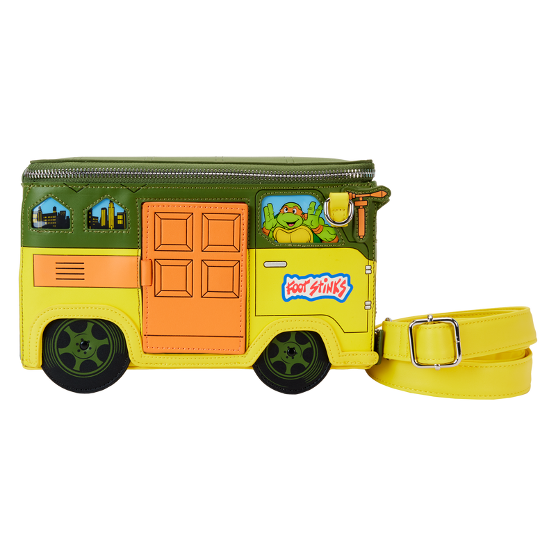 Loungefly Crossbody, Turtles 40th Anniversary Party Wagon