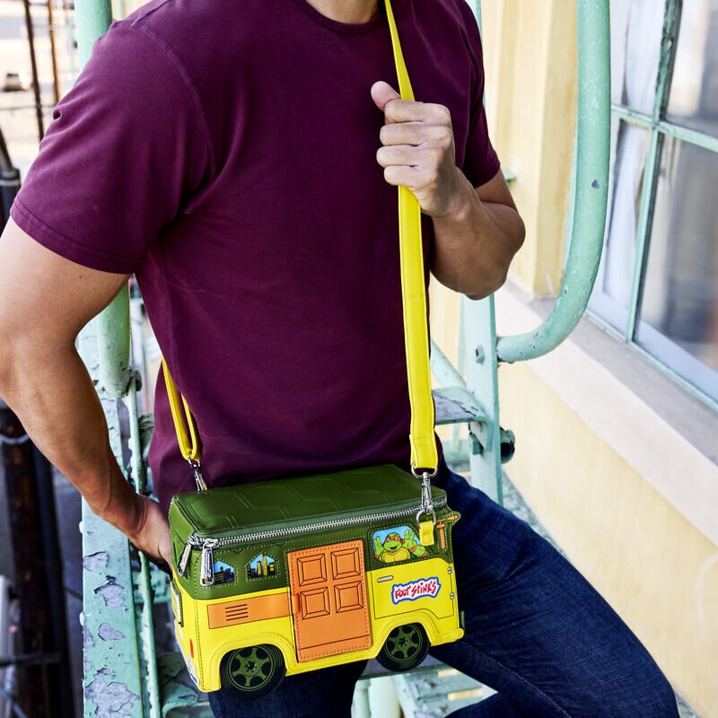 Loungefly Crossbody, Turtles 40th Anniversary Party Wagon