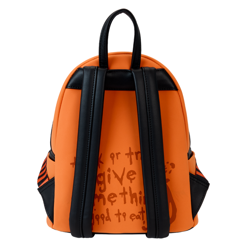 Loungefly Mini Backpack, Trick ´R Treat Flaming Pumpkin Head