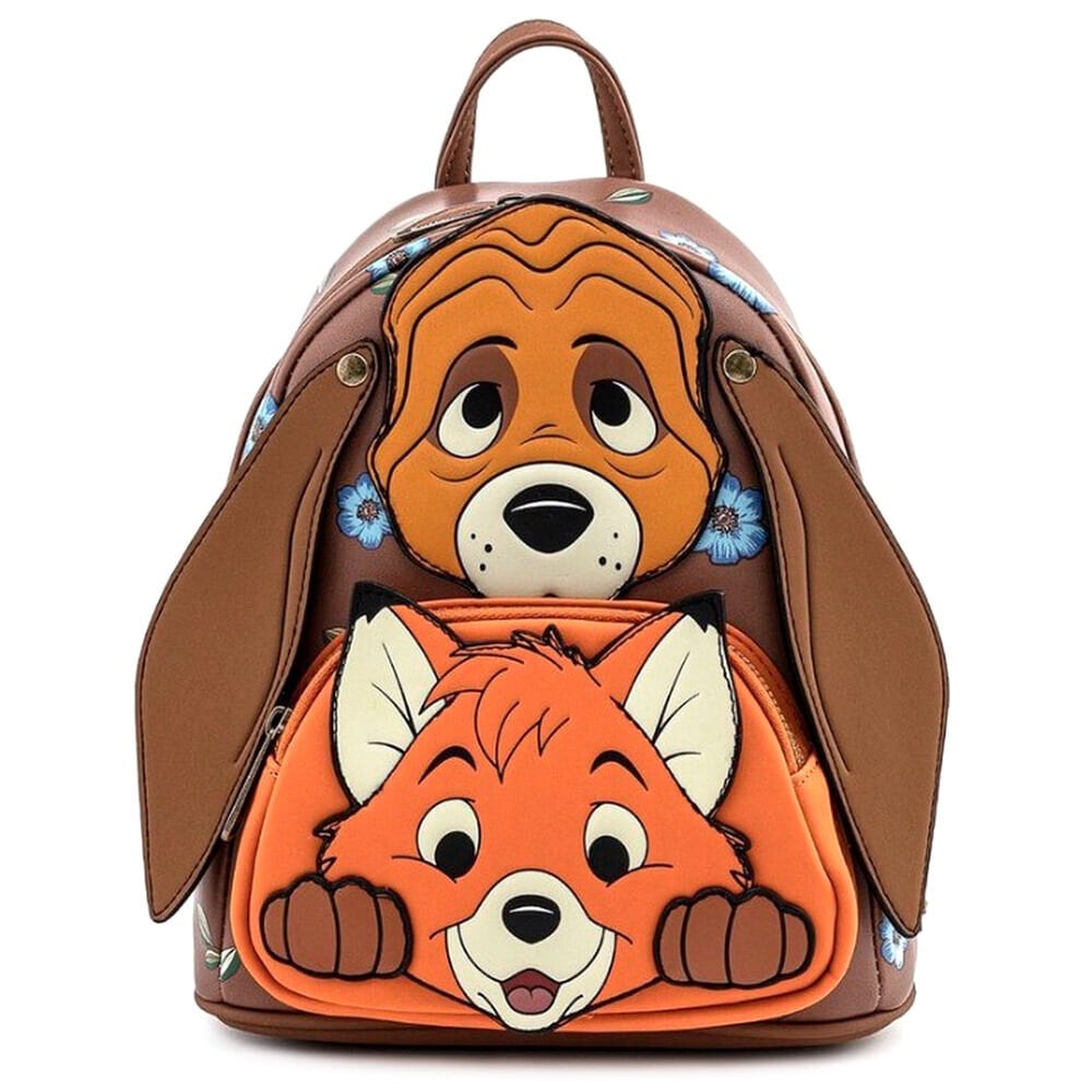 Loungefly Fox & Hound Tod and Copper Mini Backpack