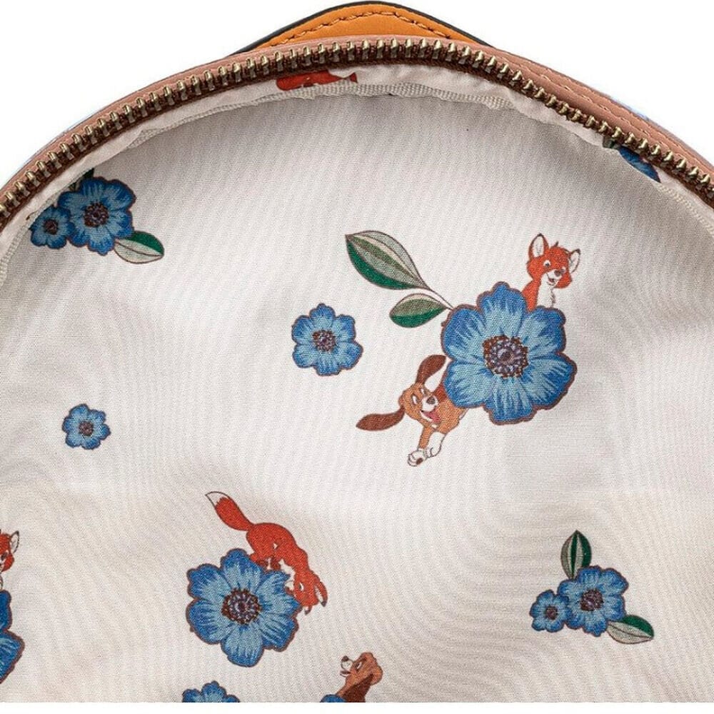 Loungefly Fox & Hound Tod and Copper Mini Backpack