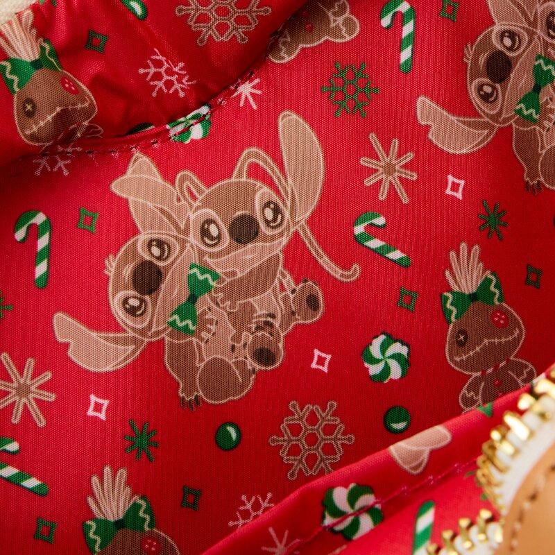 Loungefly Crossbody, Stitch & Angel Gingerbread heart