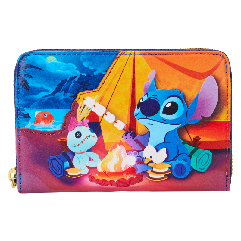 Loungefly plånbok, Stitch Camping Cuties