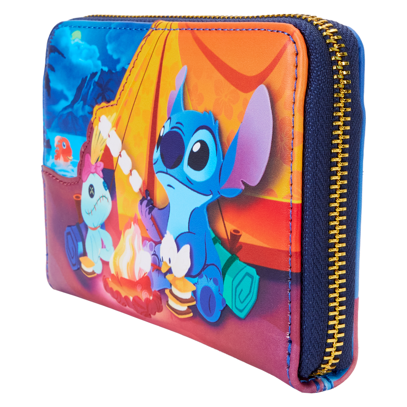 Loungefly plånbok, Stitch Camping Cuties