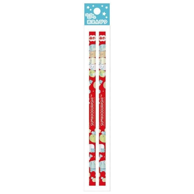 2-pack röda Sumikko Gurashi-pennor