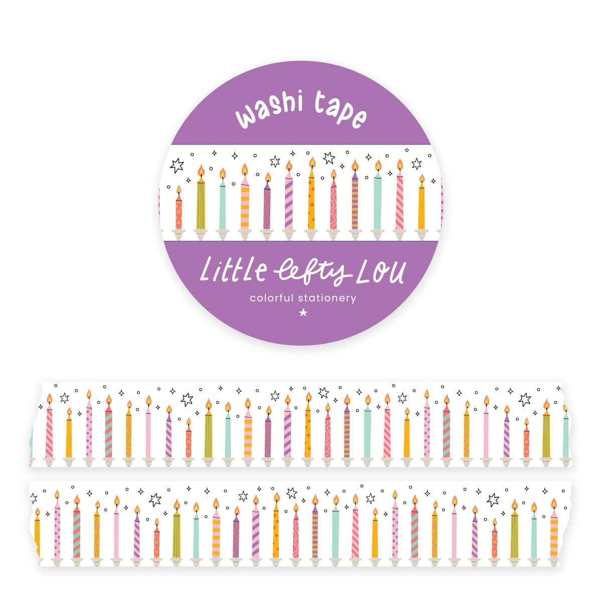 Birthday Candles Washi Tape