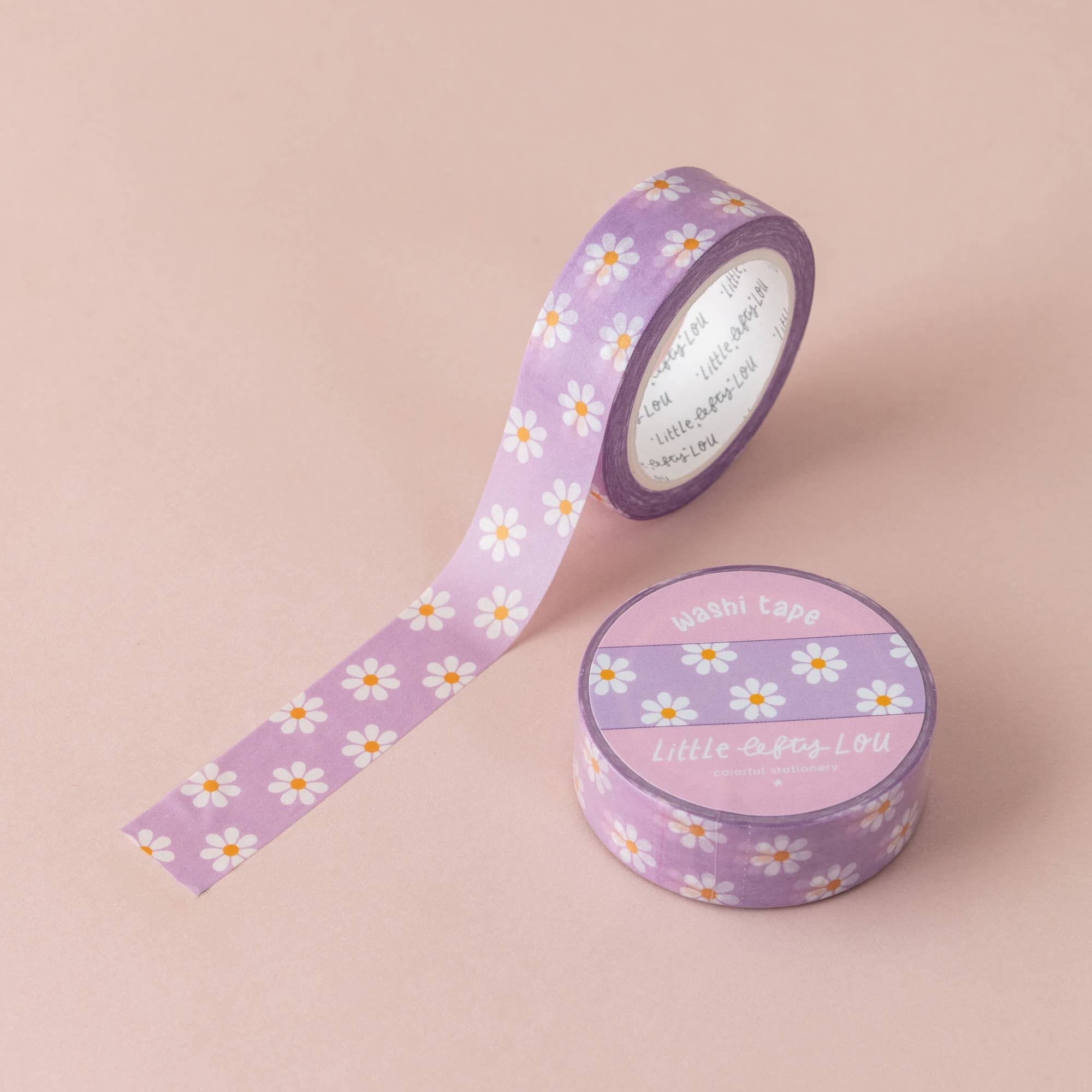 Lilac Daisies Washi Tape