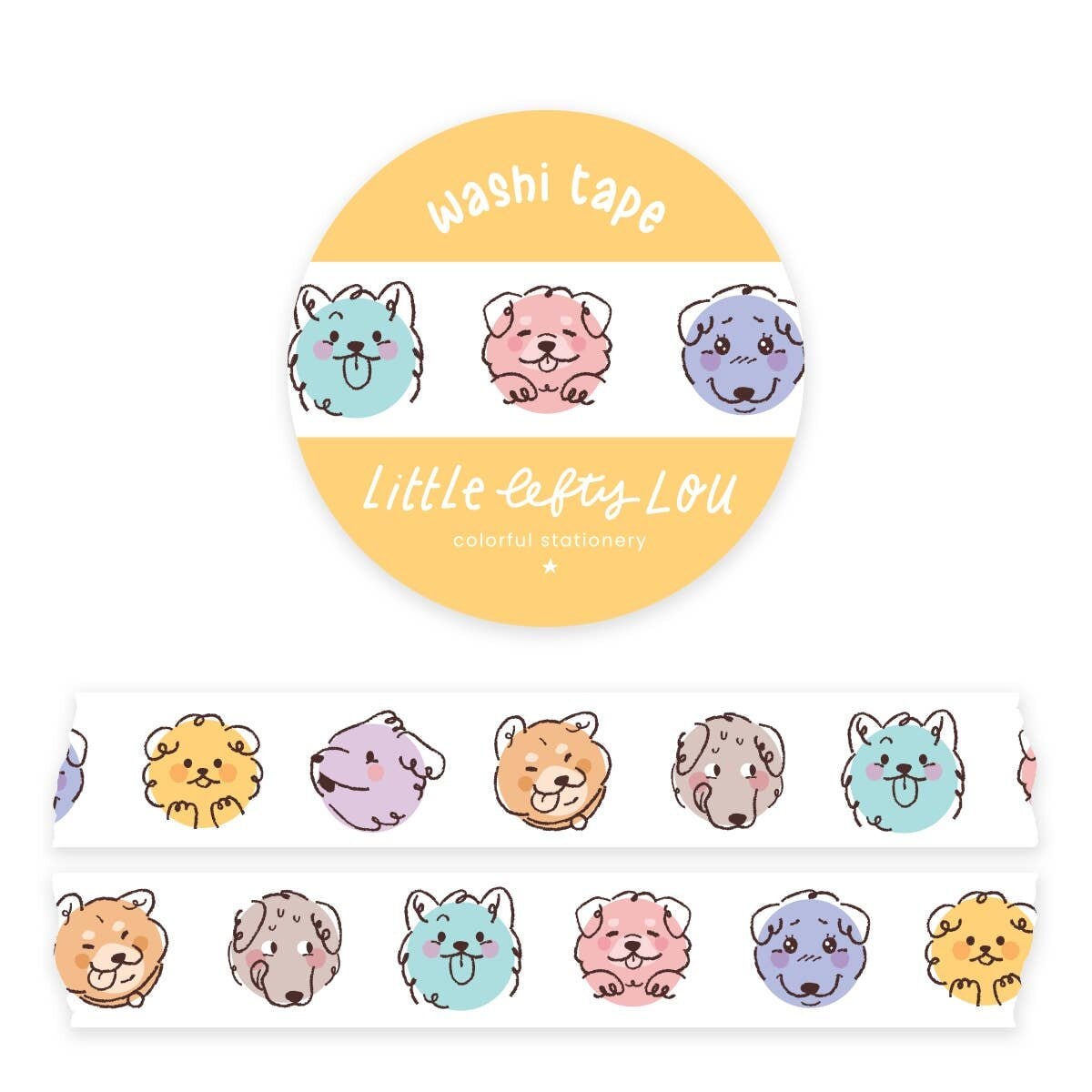 Dog Dots Washi Tape