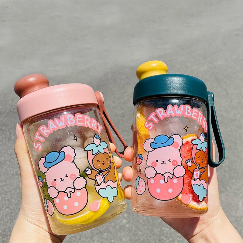 Stor vattenflaska Strawberry bears