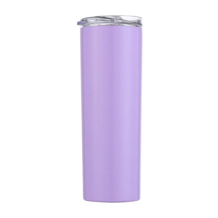 Lila hög termosmugg