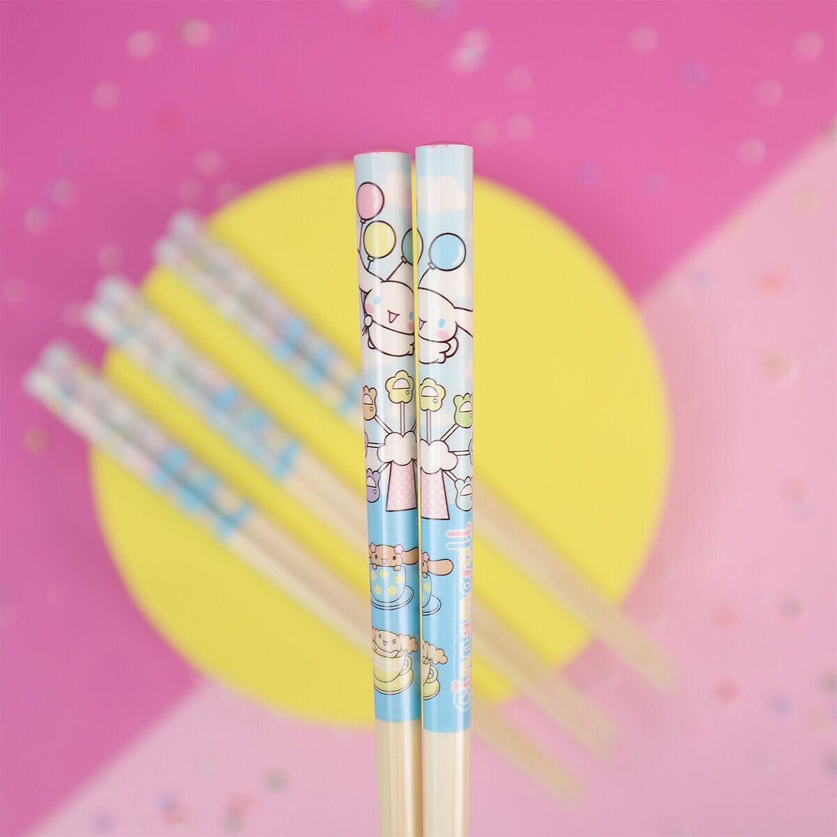 Ätpinnar - Cinnamoroll med ballonger