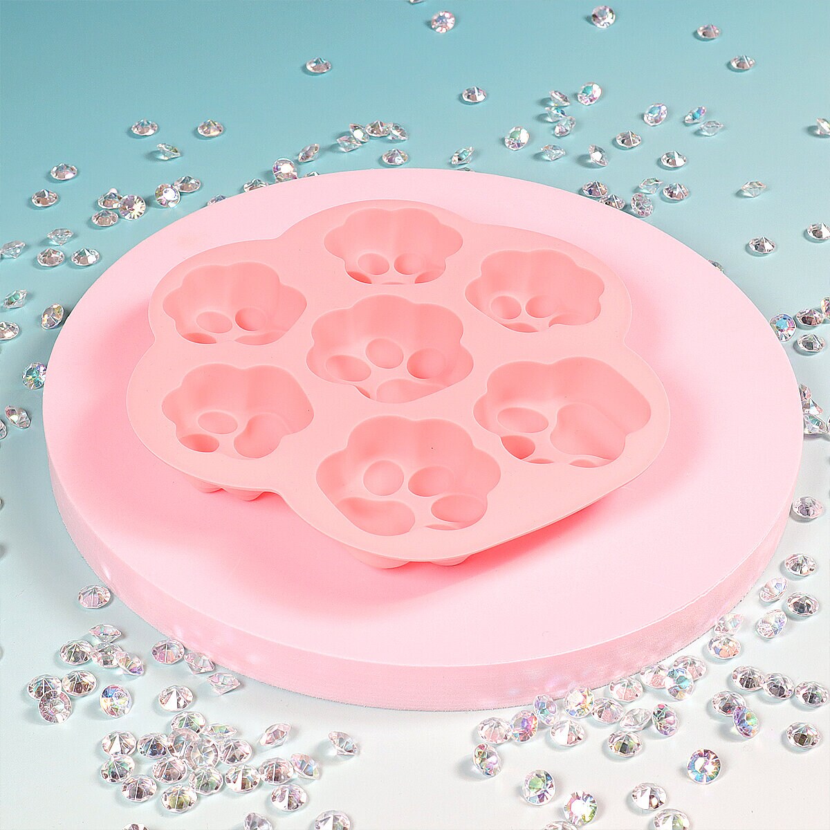 Silikonform - 7 tassar