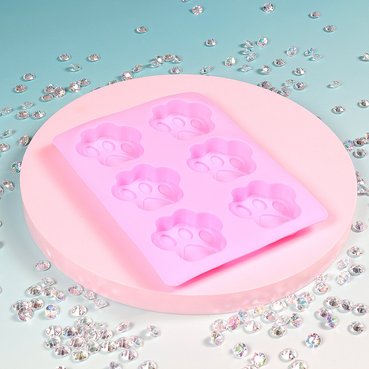 Silikonform - 6 tassar
