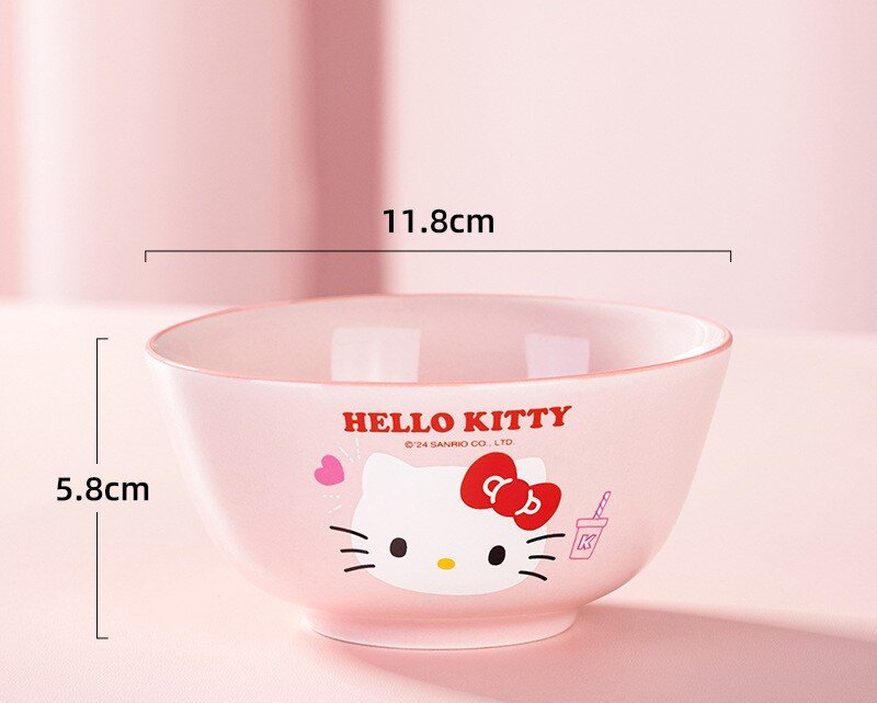 Gullig Sanrio-skål i porslin