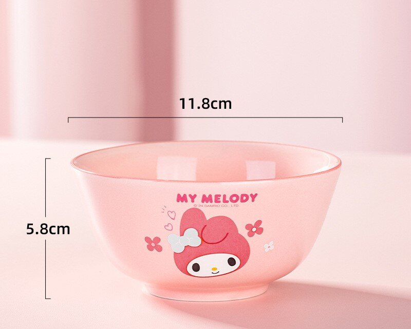Gullig Sanrio-skål i porslin