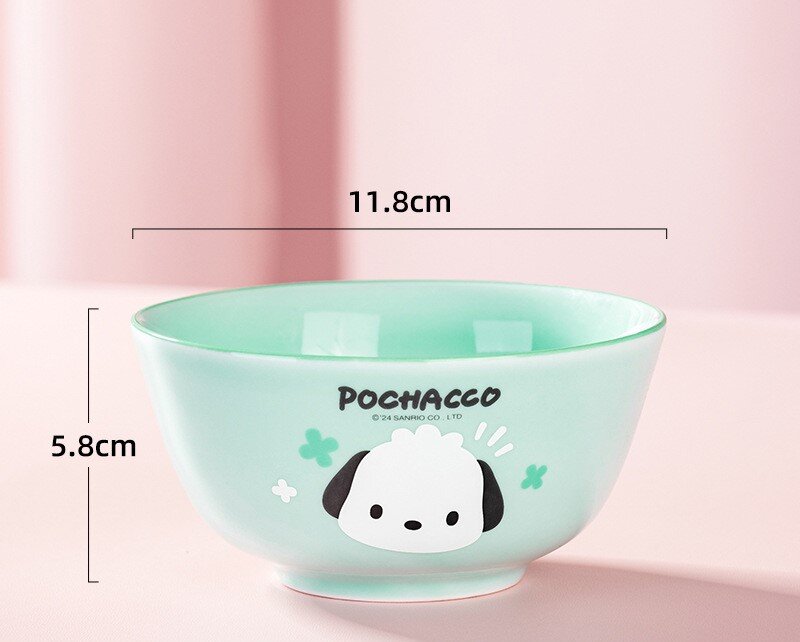 Gullig Sanrio-skål i porslin