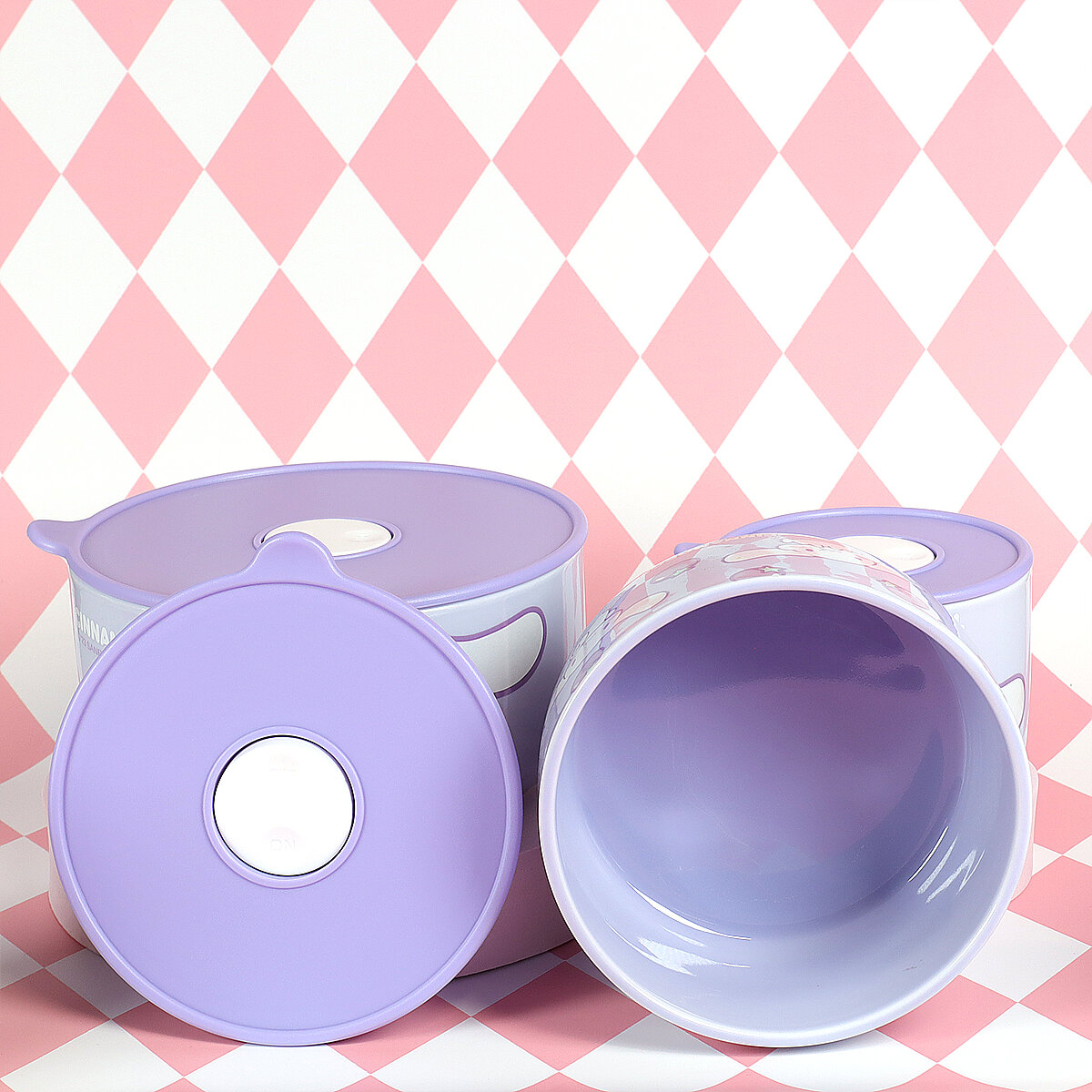 3-pack Cinnamoroll förvaringsburk med lock