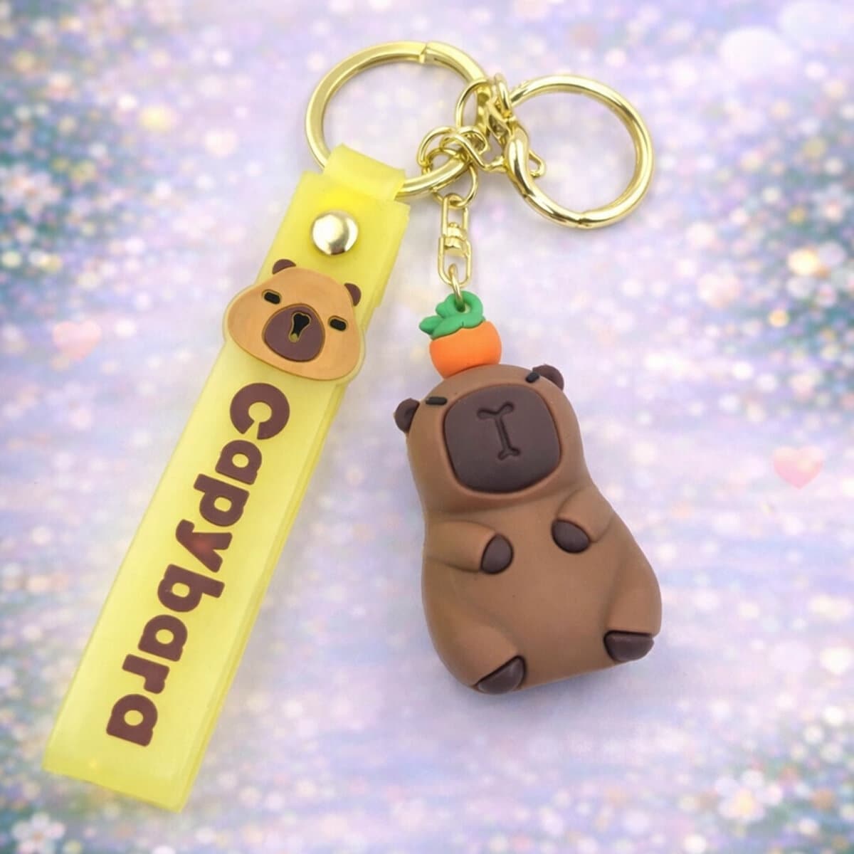 Bag Charm - Capybara Apelsin