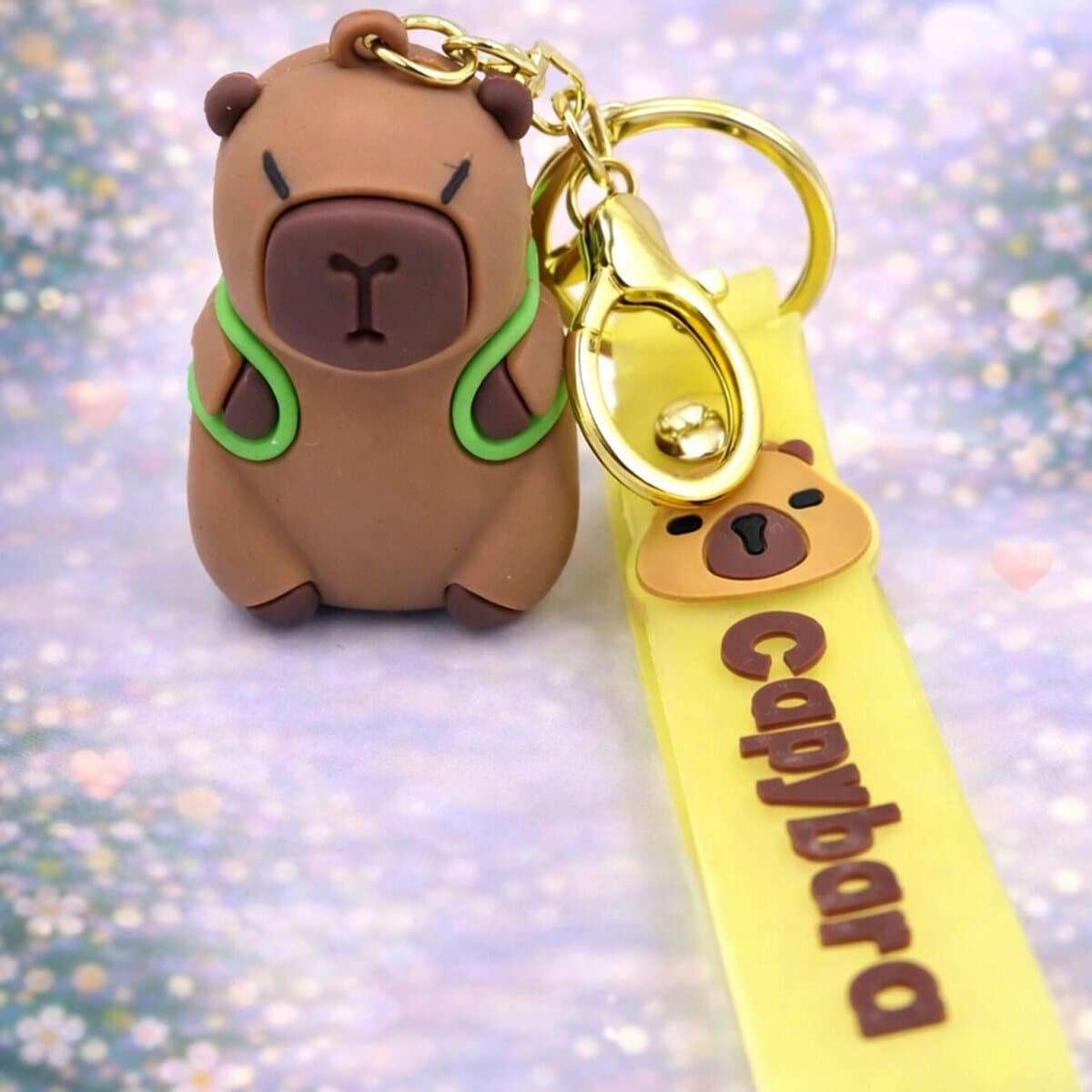 Bag Charm - Capybara Sköldpadda