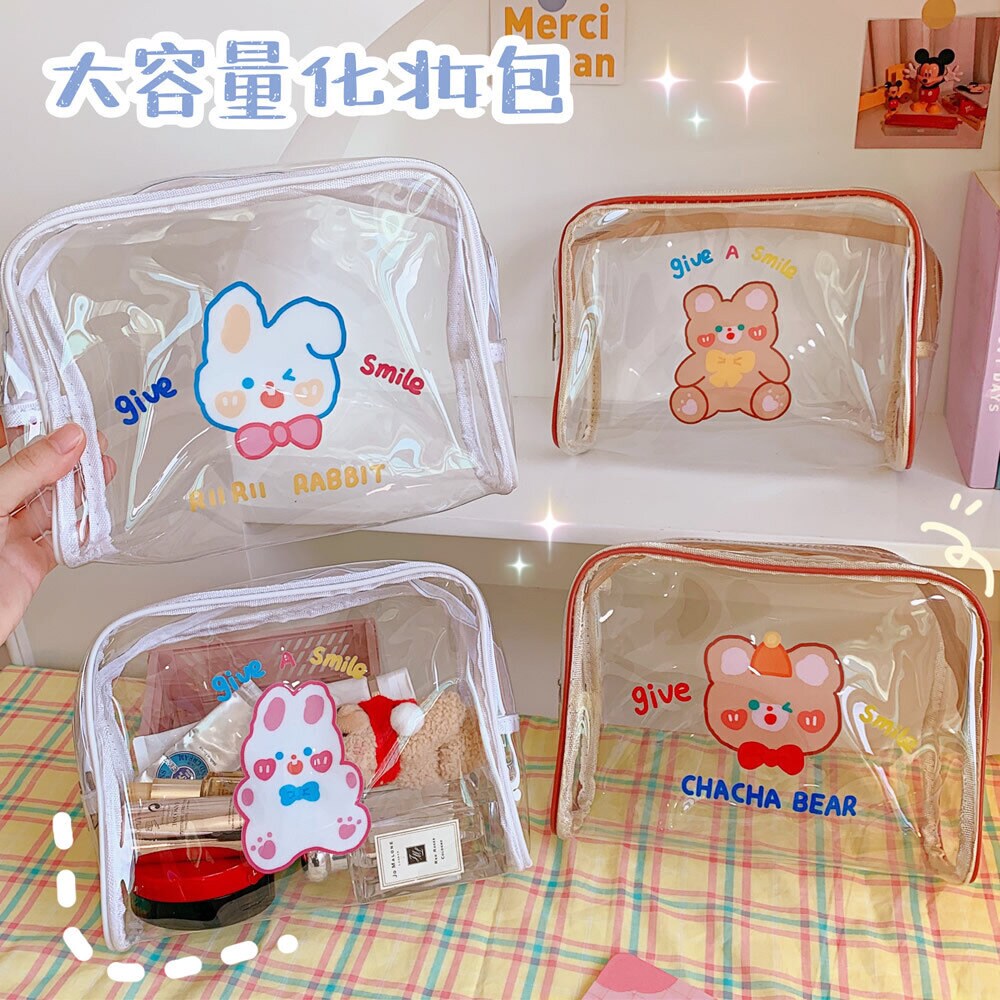 Transparent necessär Bunny & Bear