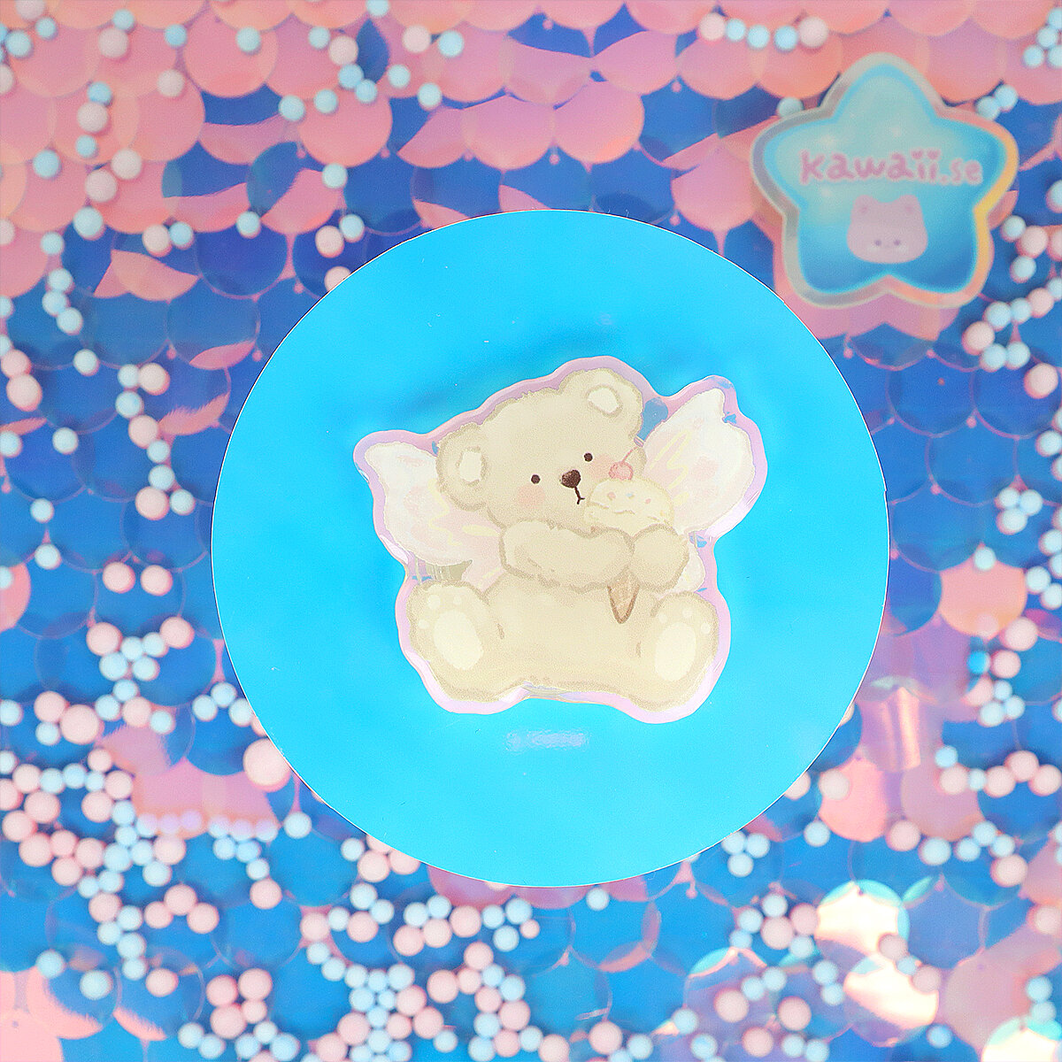 Phone Grip - Angel Teddy