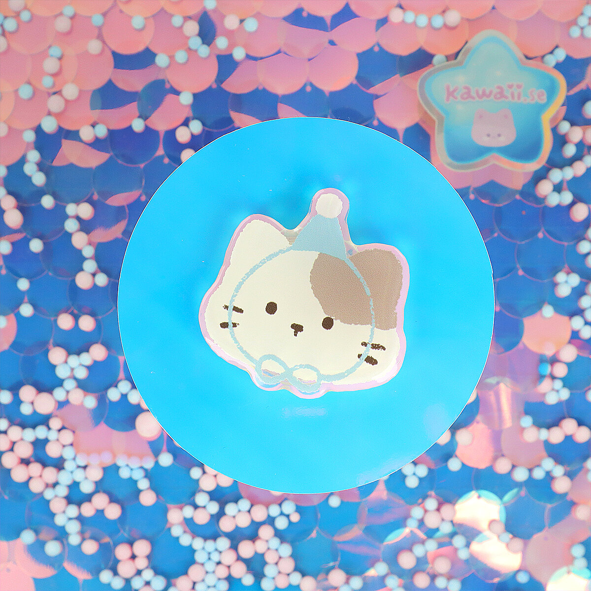 Phone Grip - Party Hat Cat