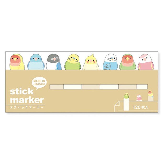 Stick marker post-its - Parakeet