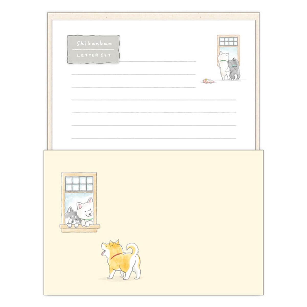 Brevpapper-set - Shibanban Aasobo