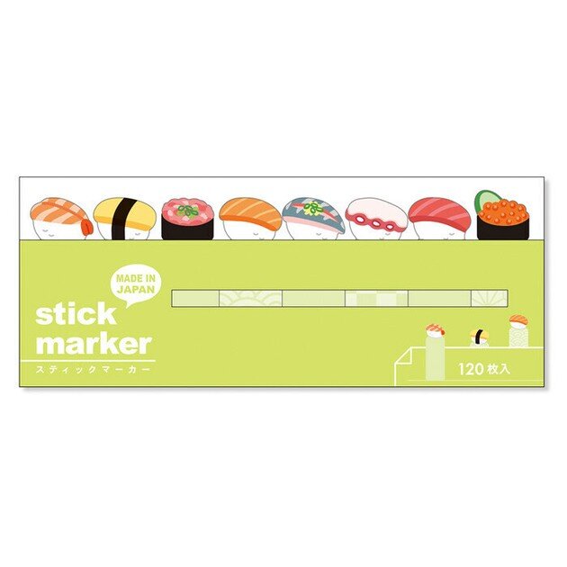 Stick marker post-its - Sushi