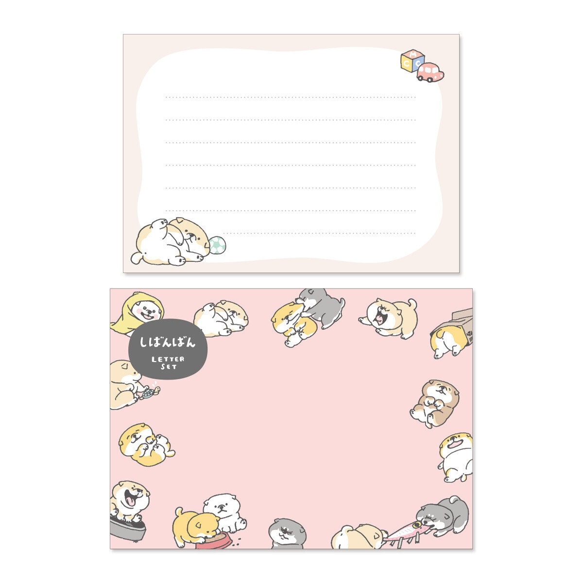 Brevpapper-set - Shibanban Chubby Chibis