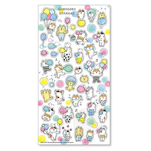 Stickersark - Pukapuka Nyansuke Cat