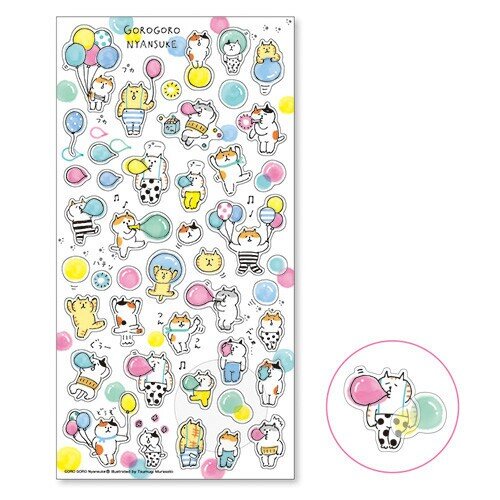 Stickersark - Pukapuka Nyansuke Cat