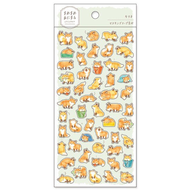 Stickersark - Mame-Mame Foxes