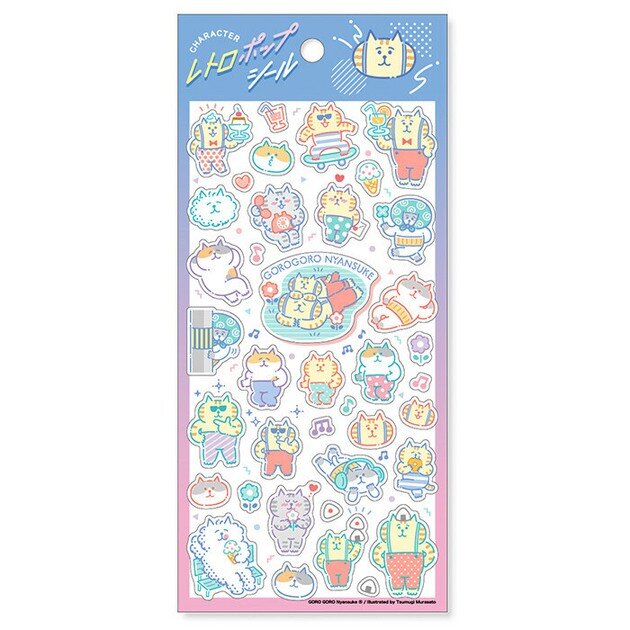Stickersark - Retro Gorogoro Nyansuke