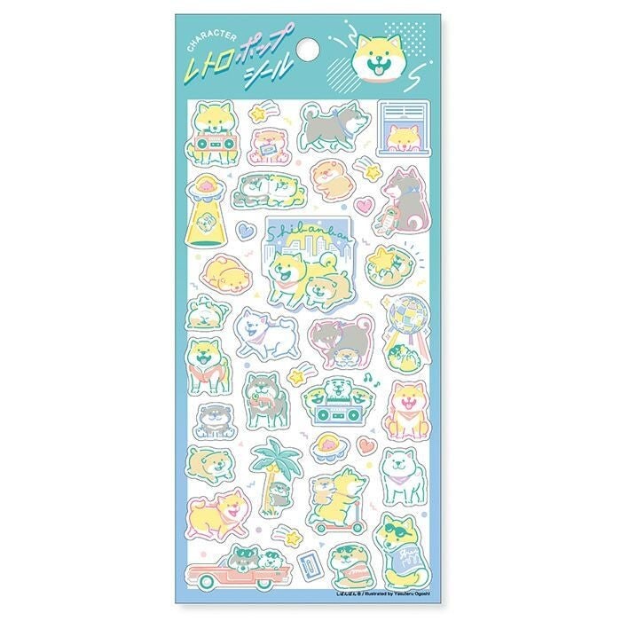 Shibanban Retro Pop Stickers