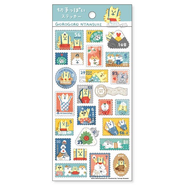 Stickersark - Gorogoro Nyansuke Stamps