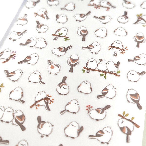 Stickersark - Puffy Shima Enaga Birds