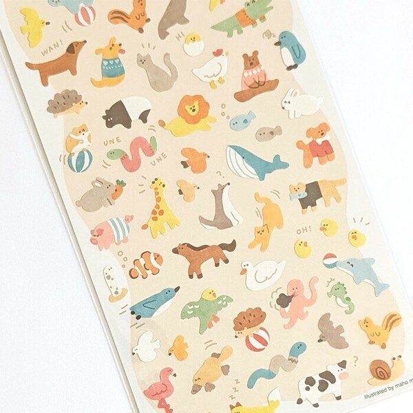 Stickersark - Hello Nonbiris Animals