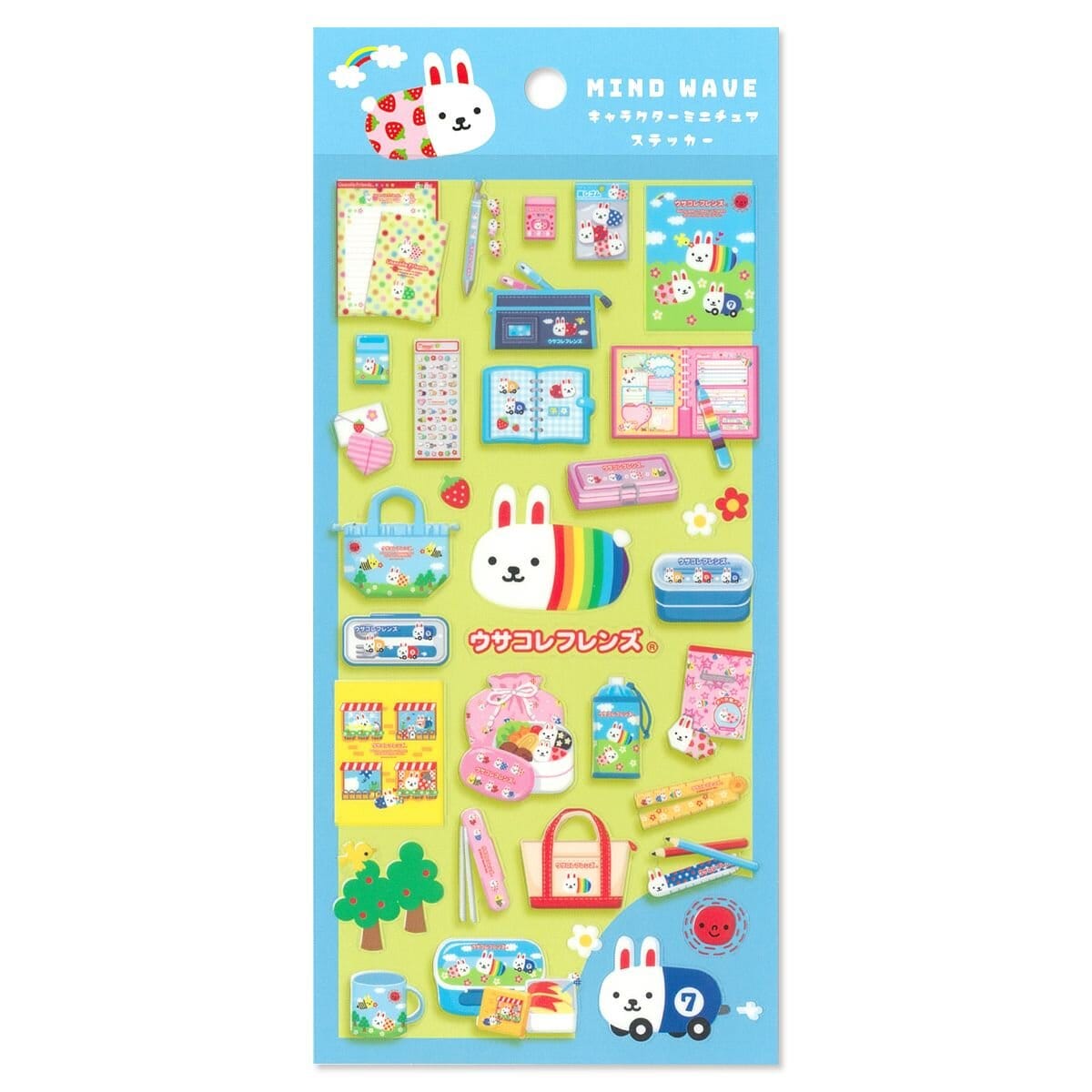 Character Miniature Stickers - Usakore Friends