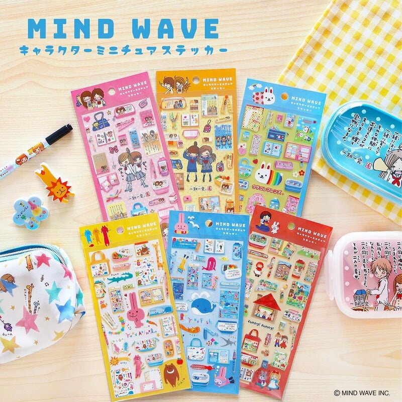 Character Miniature Stickers - Yuru Fish