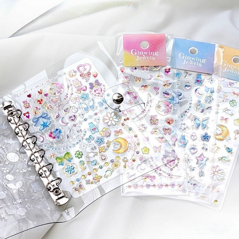 Glowing Jewels Stickers - Lovely