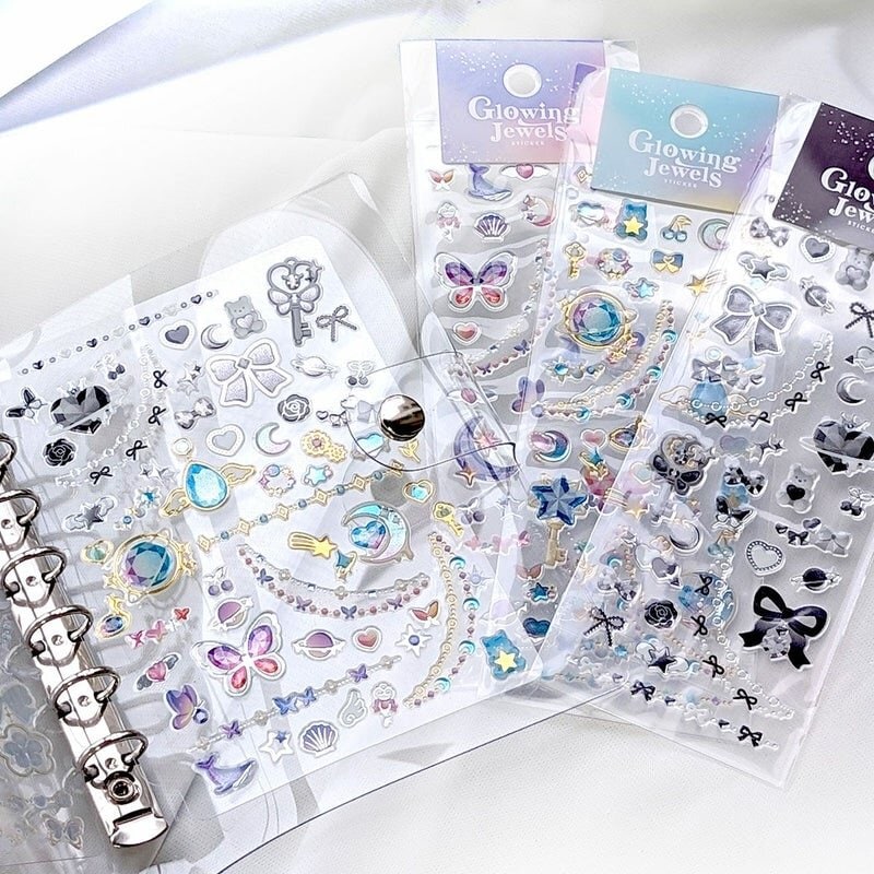 Glowing Jewels Stickers - Dreamy