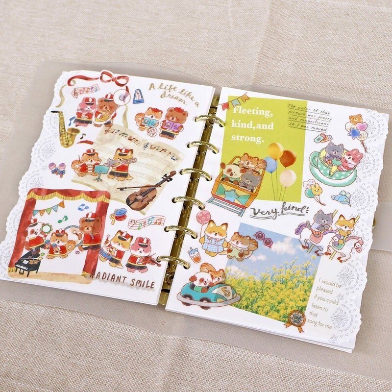 Pote Pote Kids Stickers - Music Band