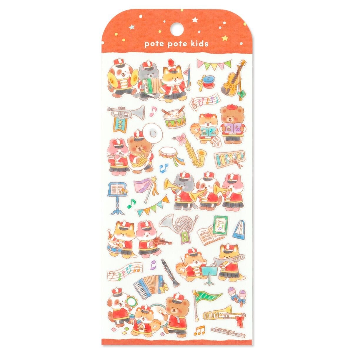 Pote Pote Kids Stickers - Music Band