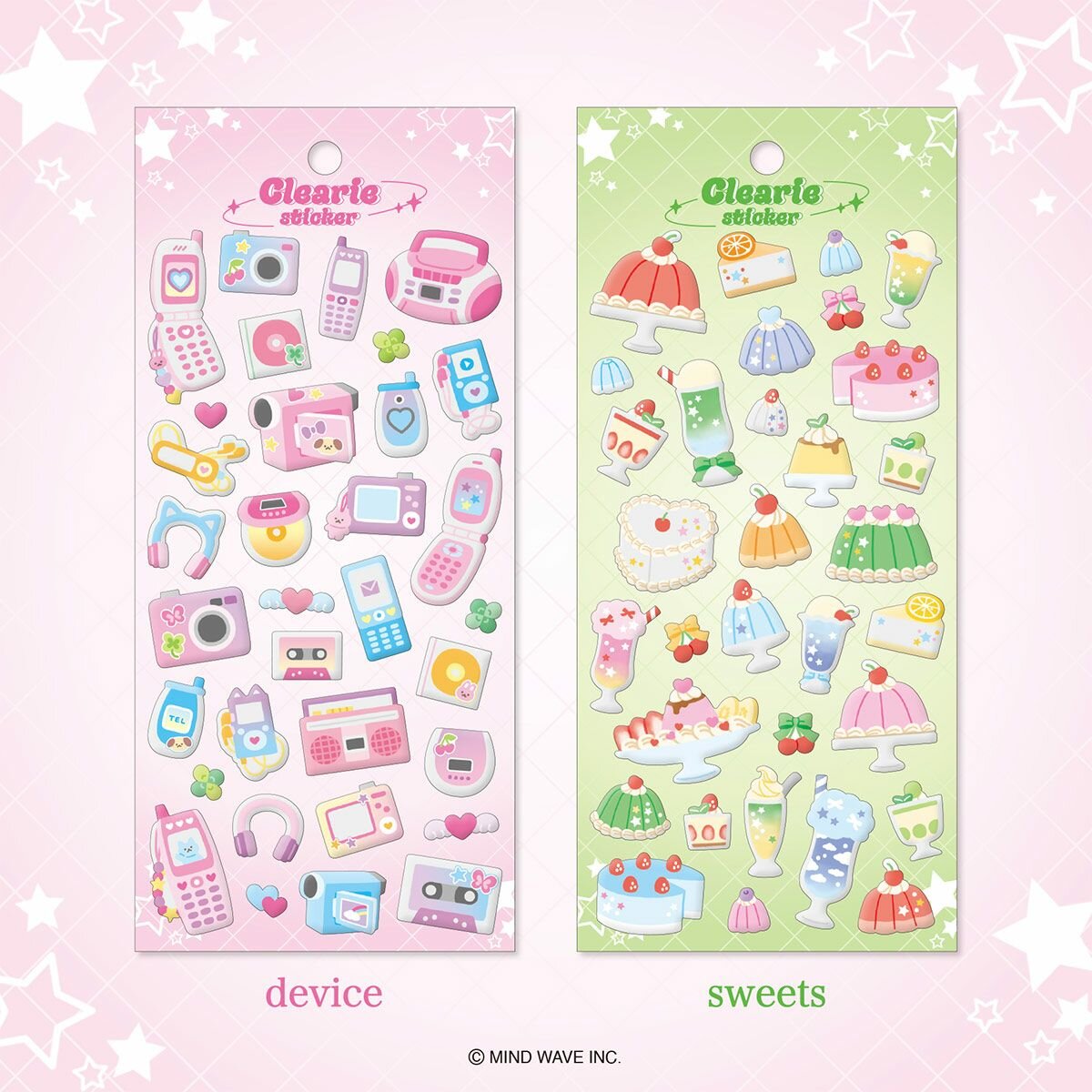 Clearie Stickers - Sweets