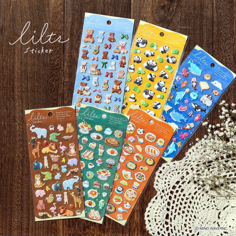 Lilts Stickers - Bear Plush