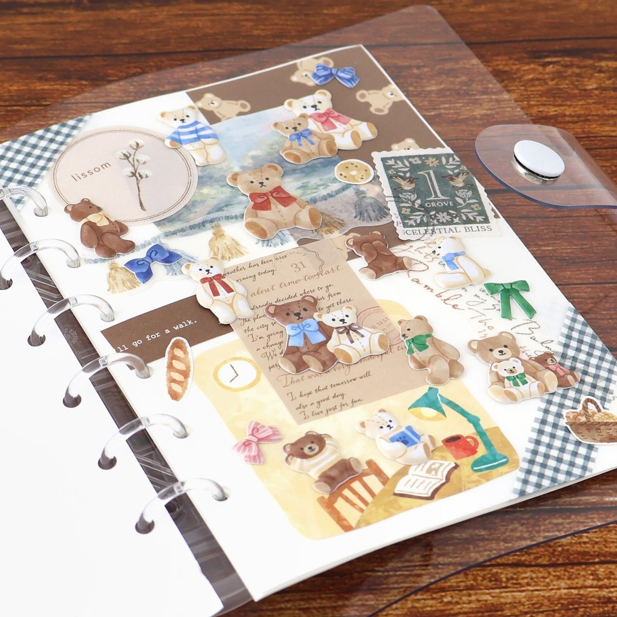 Lilts Stickers - Bear Plush