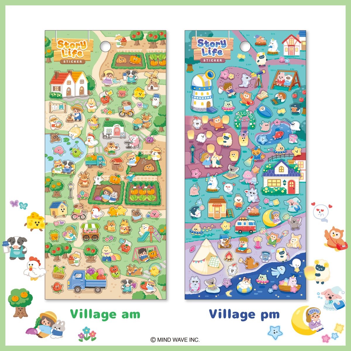 Story Life Stickers - Village AM